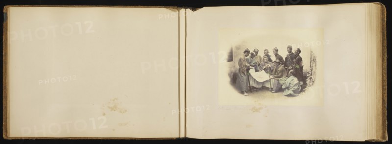 Satsuma's General; Felice Beato, 1832 - 1909, Japan; 1866 - 1867; Hand-colored Albumen silver print