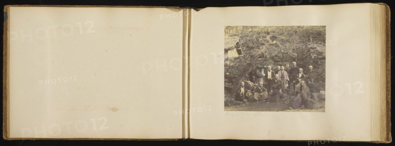 Group of Tycoon's Officers; Felice Beato, 1832 - 1909, Japan; 1866 - 1867; Hand-colored Albumen silver