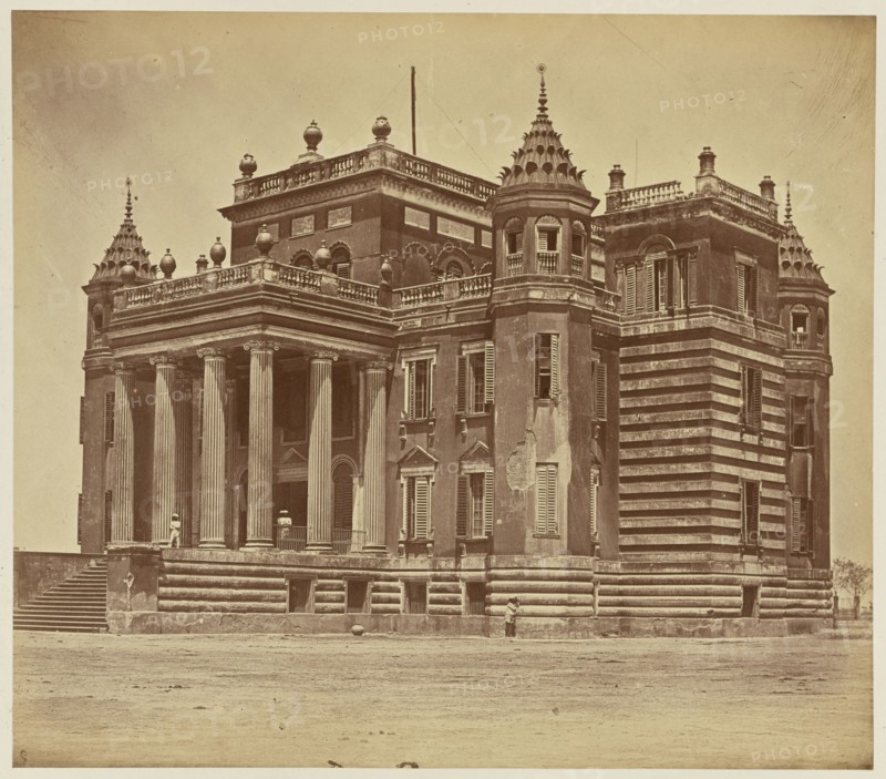 Dilkusha Palace; Felice Beato, 1832 - 1909, India; 1858; Albumen silver print