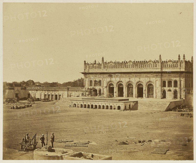 The Small Imambara; Felice Beato, 1832 - 1909, India; 1858; Albumen silver print