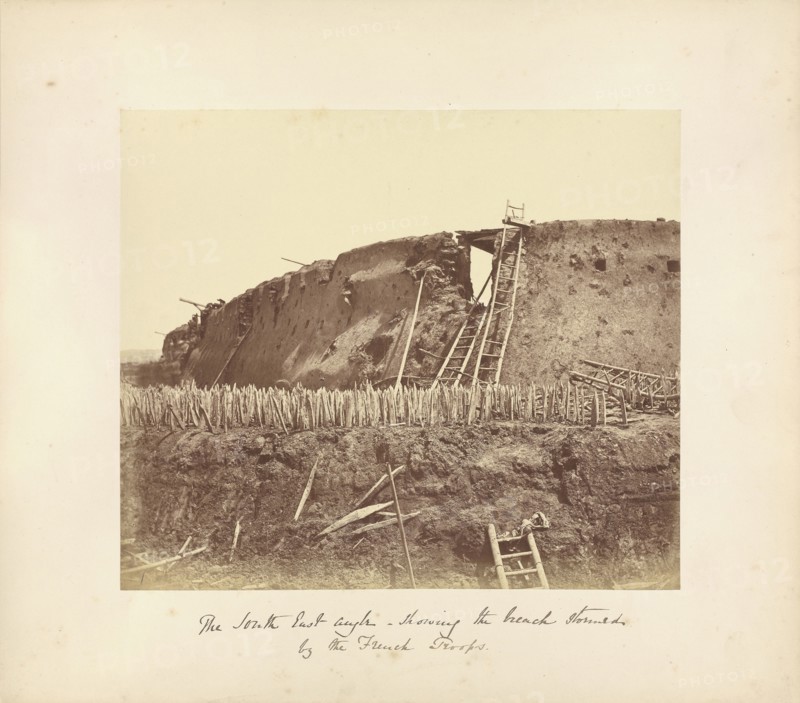 Interior of the Angle of North Fort Immediately after Its Capture; Felice Beato, 1832 - 1909, China