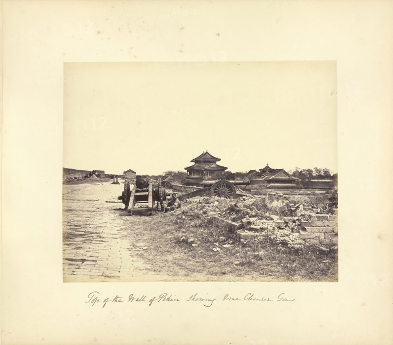 Top of the Wall of Peking; Felice Beato, 1832 - 1909, China; October 14, 1860 or later; Albumen silver