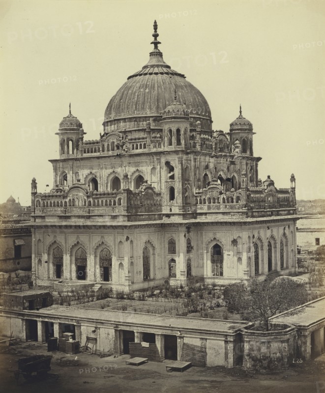 The Tomb of Saadat Ali in the Kaiserbagh Palace; Felice Beato, 1832 - 1909, Henry Hering, 1814