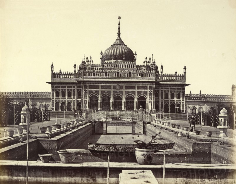 The Hosainabad Imambara, and The Tomb of Muhammad Ali Shah; Felice Beato, 1832 - 1909, Henry Hering