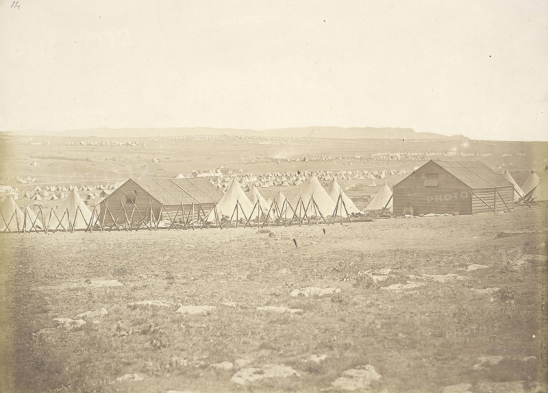 Encampment of the 7th Regt; James Robertson, English, 1813 - 1888, Attributed to Felice Beato, 1832 - 1909