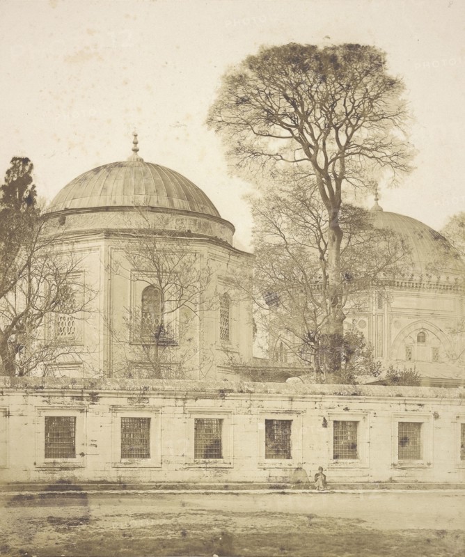 The Mosque of Sultan Achmet; James Robertson, English, 1813 - 1888, Attributed to Felice Beato English, born Italy, 1832