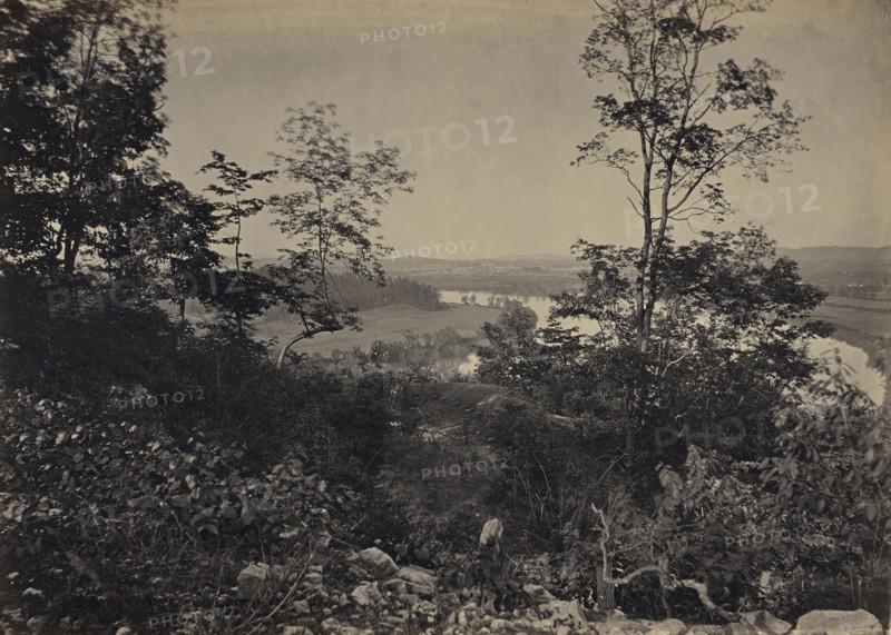 Chattanooga Valley from Lookout Mountain; George N. Barnard, American, 1819 - 1902, New York, United States