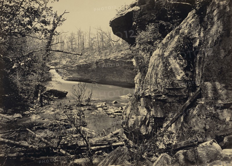 Lu-La Lake Lookout Mountain; George N. Barnard, American, 1819 - 1902, New York, United States; negative about 1865; print 1866