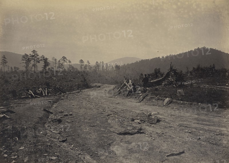 Buzzard Roost, Georgia; George N. Barnard, American, 1819 - 1902, New York, United States; negative about 1865; print 1866