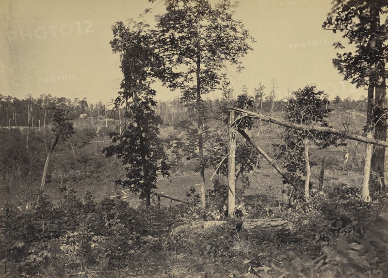 Battle Ground of Resacca, Georgia, No. 2; George N. Barnard, American, 1819 - 1902, New York, United States; negative