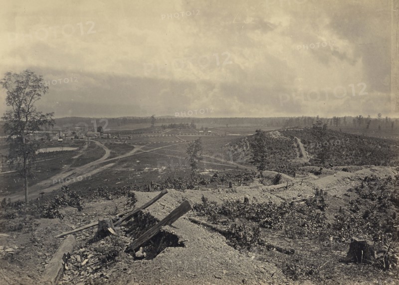 Battle Ground of Resacca, Georgia, No. 4; George N. Barnard, American, 1819 - 1902, New York, United States; negative