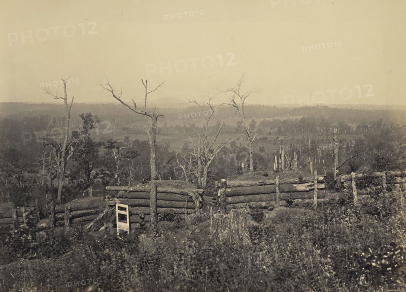 View of Kenesaw Mountain, Georgia; George N. Barnard, American, 1819 - 1902, New York, United States; negative about 1865