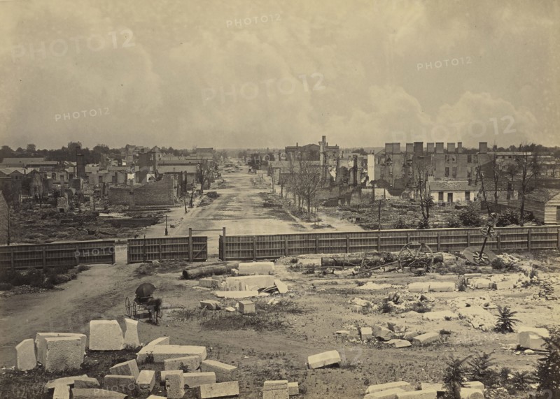 Columbia from the Capitol; George N. Barnard, American, 1819 - 1902, New York, United States; negative about 1865; print 1866