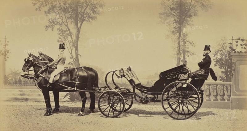 Demi-daumont de la Princesse de Metternich; Louis-Jean Delton, French, 1807 - 1891, Paris, France; 1865; Albumen silver print