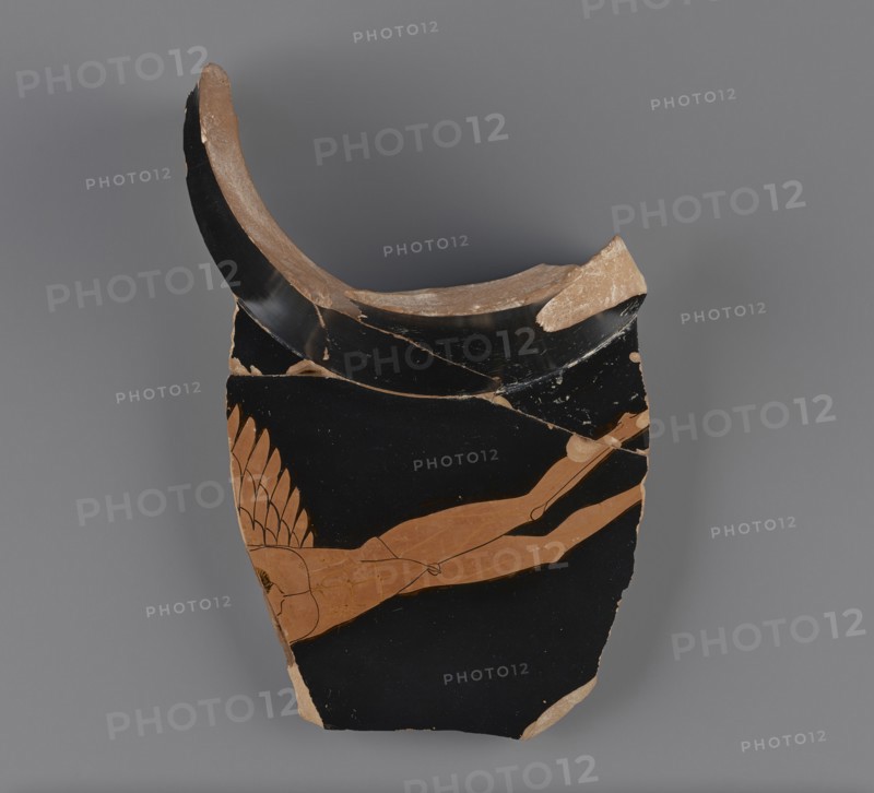 Attic Red-Figure Hydria Fragment, comprised of 2 joined fragments, Berlin Painter, Greek, Attic, active about 500 ca 460 B.C.