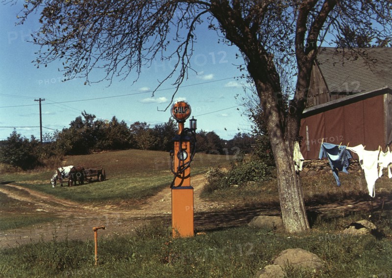 Rural Scene, Near Andover, Maine; Jack Delano, American, born Russia, 1914 - 1997, Maine, United States; negative 1940; print