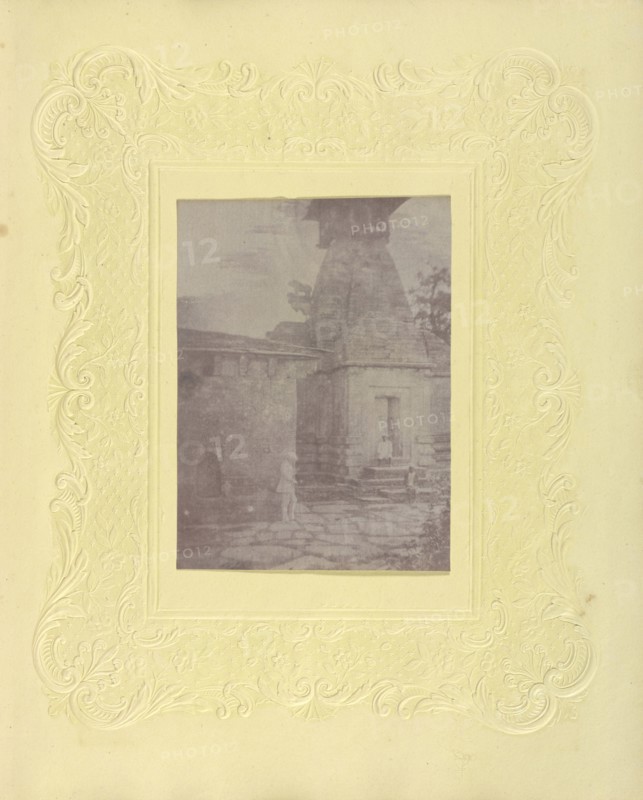 Temple, India; British, active India about 1843; India; 1843 - 1845; Salted paper print from a paper negative; 10.5 x 7.7 cm
