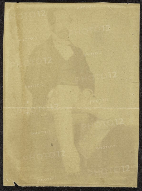 Portrait of a Seated Man with Mustache; British, active India about 1843; England; 1843 - 1845; Salted paper print from a paper