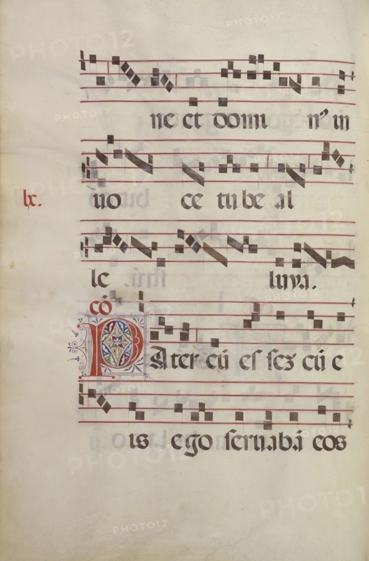 Decorated Initial P; Antonio da Monza, Italian, active about 1480 - 1505, Rome, Lazio, Italy; late 15th or early 16th century