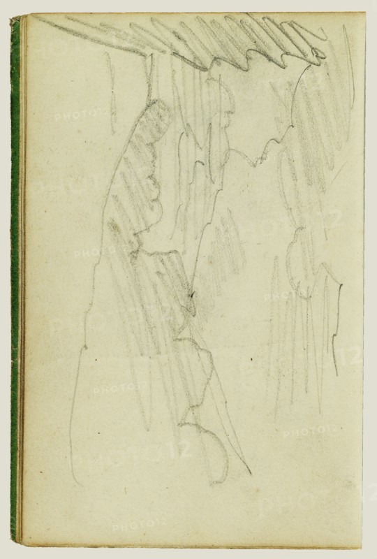 Studies of Clouds; Théodore Géricault, French, 1791 - 1824, 1812 - 1814; Graphite; 15.2 x 10.6 cm, 6 x 4 3,16 in