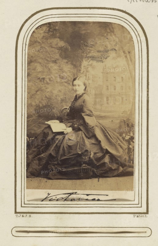 Victoria, Crown Princess of Germany, Princess Royal of Great Britain; Camille Silvy, French, 1834 - 1910, France; about 1860