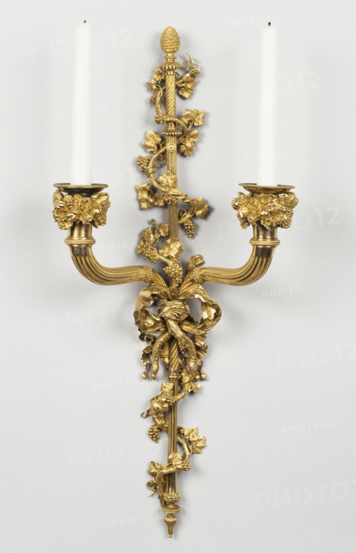 Set of Four Wall Lights; Model by Claude-Jean Pitoin, French, active about 1777 - 1784, master 1778), casting and chasing