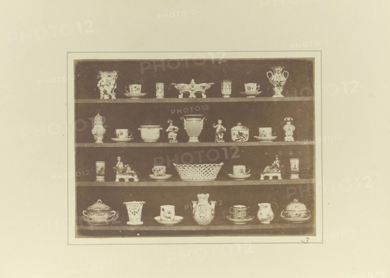 Articles of China; William Henry Fox Talbot, English, 1800 - 1877, Reading, England; 1844; Salted paper print; 13.4 × 18 cm