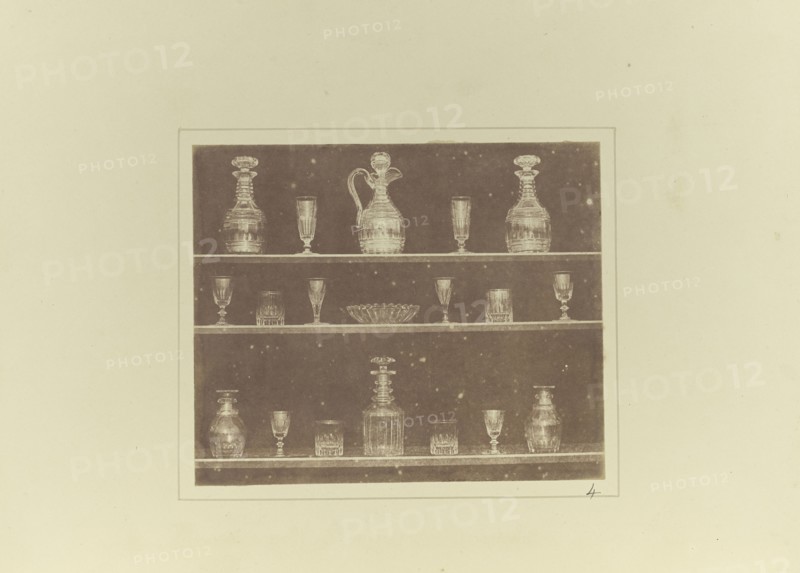 Articles of Glass; William Henry Fox Talbot, English, 1800 - 1877, Reading, England; 1844; Salted paper print; 12.5 × 15.2 cm