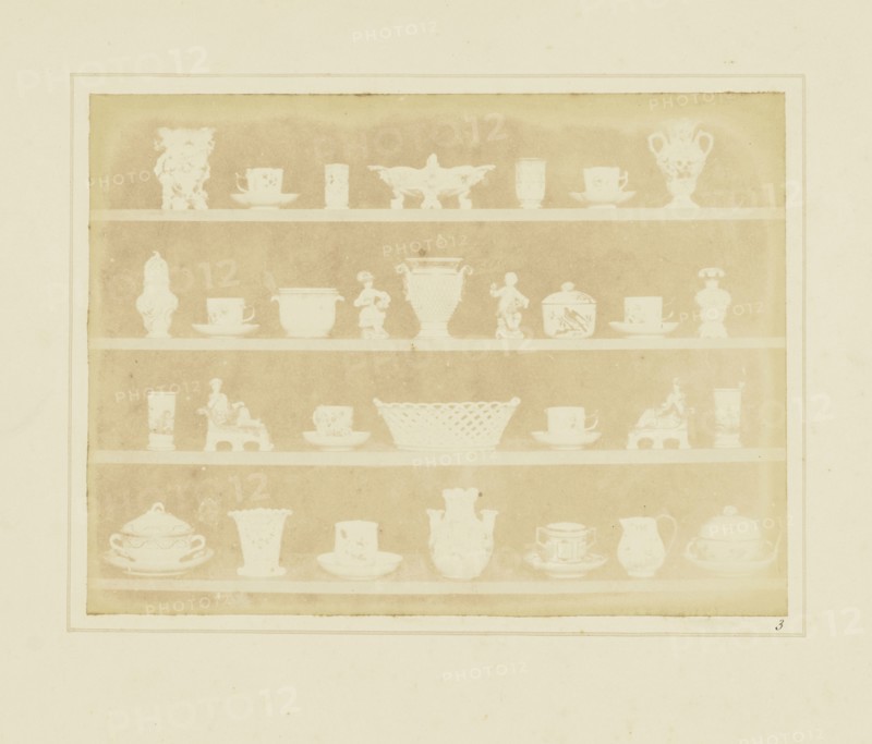 Articles of China; William Henry Fox Talbot, English, 1800 - 1877, Reading, England; 1844; Salted paper print; 13.5 × 18.1 cm