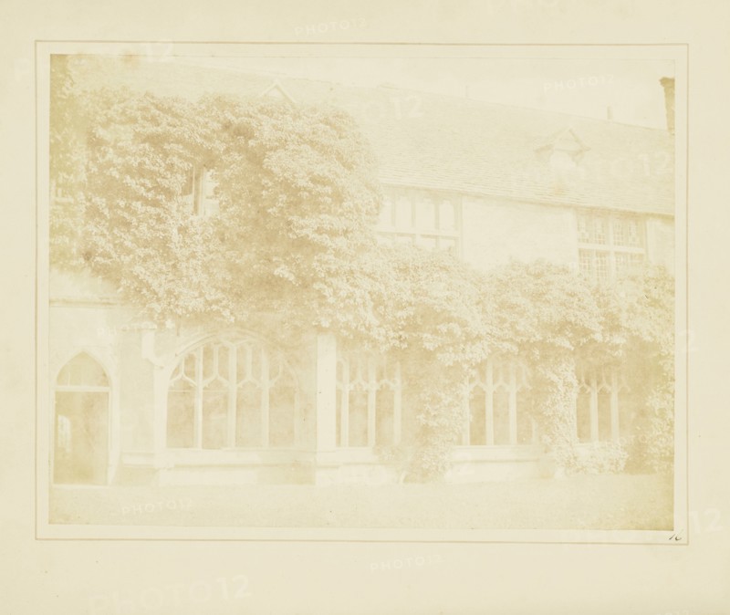 Cloisters of Lacock Abbey; William Henry Fox Talbot, English, 1800 - 1877, Reading, England; 1844; Salted paper print