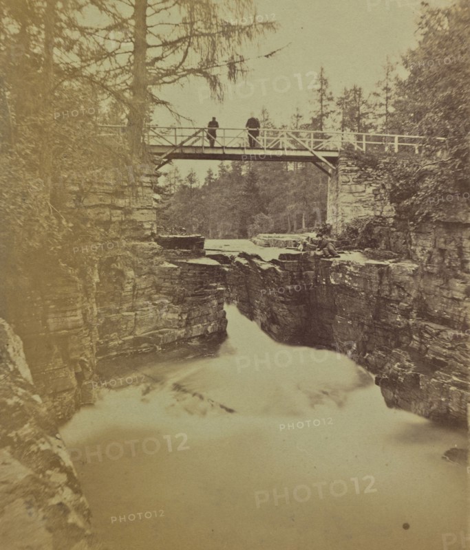 Bridge; Possibly George Washington Wilson, Scottish, 1823 - 1893, Scotland; 1860s; Albumen silver print