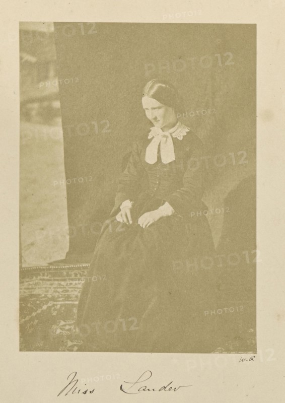 Miss Lander; Dr. William Robertson, Scottish, 1818 - 1882, Turkey; 1855 - 1856; Salted paper print; 10.3 × 8.1 cm