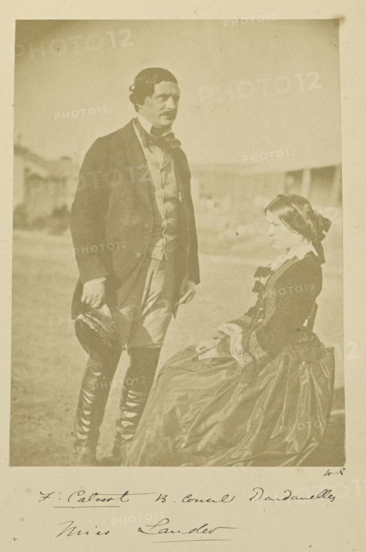 F. Calvert, B. Consul, Dardanelles. Miss Lander; Dr. William Robertson, Scottish, 1818 - 1882, Turkey; 1855 - 1856; Albumen