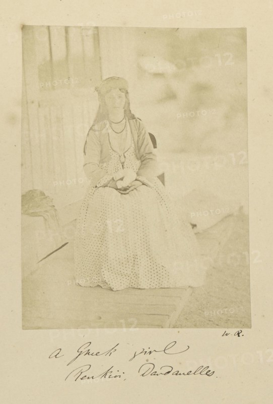 A Greek Girl, Renkioi, Dardanelles; Dr. William Robertson, Scottish, 1818 - 1882, Renkioi, Turkey; 1855 - 1856; Albumen silver