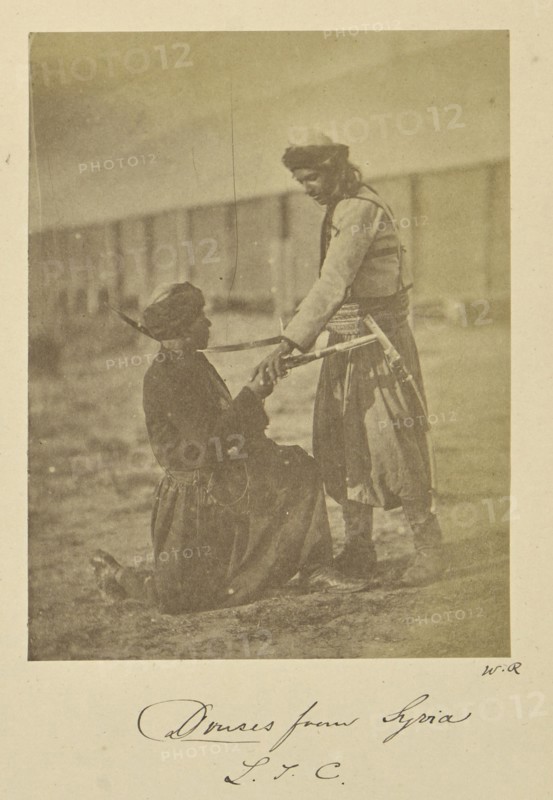Druses from Syria. L.T.C; Dr. William Robertson, Scottish, 1818 - 1882, Turkey; 1855 - 1856; Albumen silver print
