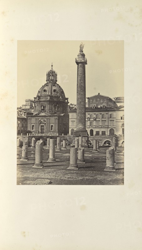 Column of Trajan; Possibly James Anderson, British, 1813 - 1877, Rome, Italy; 1855 - 1856; Albumen silver print