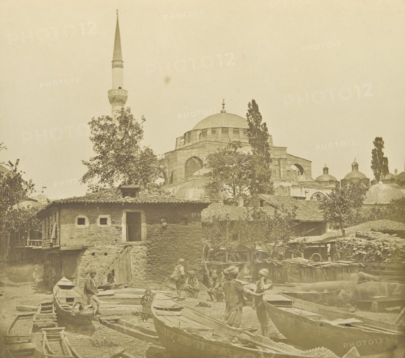 Constantinople, Istanbul; James Robertson, English, 1813 - 1888, Turkey; 1855 - 1856; Salted paper print; 26 × 29 cm