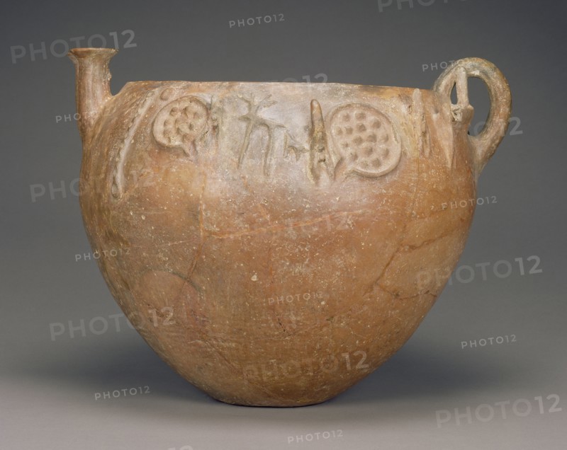 Bowl with Scenes of Daily Life; Cyprus; 2000 - 1900 B.C; Terracotta; 42.5 × 50 cm, 16 3,4 × 19 11,16 in