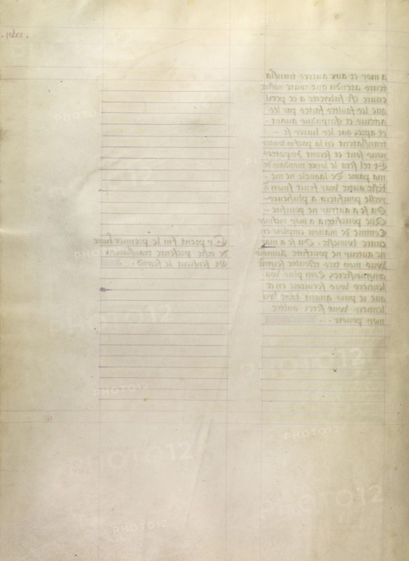 Blank Page; Bruges, illuminated, Belgium; about 1470 - 1475; Parchment; Leaf: 43.2 x 33 cm, 17 x 13 in