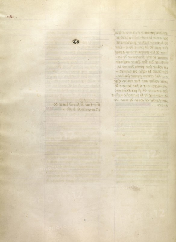 Blank Page; Bruges, illuminated, Belgium; about 1470 - 1475; Parchment; Leaf: 43.2 x 33 cm, 17 x 13 in