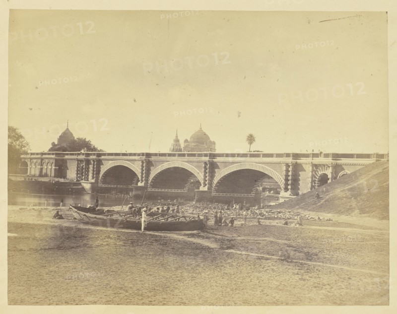 Bruce's Bridge, Lucknow; Lucknow, India; 1866 - 1887; Albumen silver print