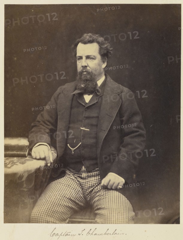 Captain J. Chamberlain; Attributed to Felice Beato, 1832 - 1909, India; 1858 - 1859; Albumen silver print