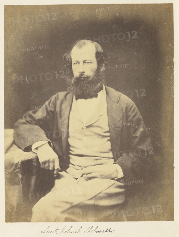 Lieutenant-Colonel Thelwall; Attributed to Felice Beato, 1832 - 1909, India; 1858 - 1859; Albumen silver