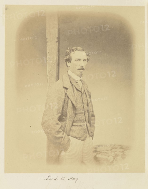 Lord W. Hay; Felice Beato, 1832 - 1909, India; 1858 - 1859; Albumen silver print