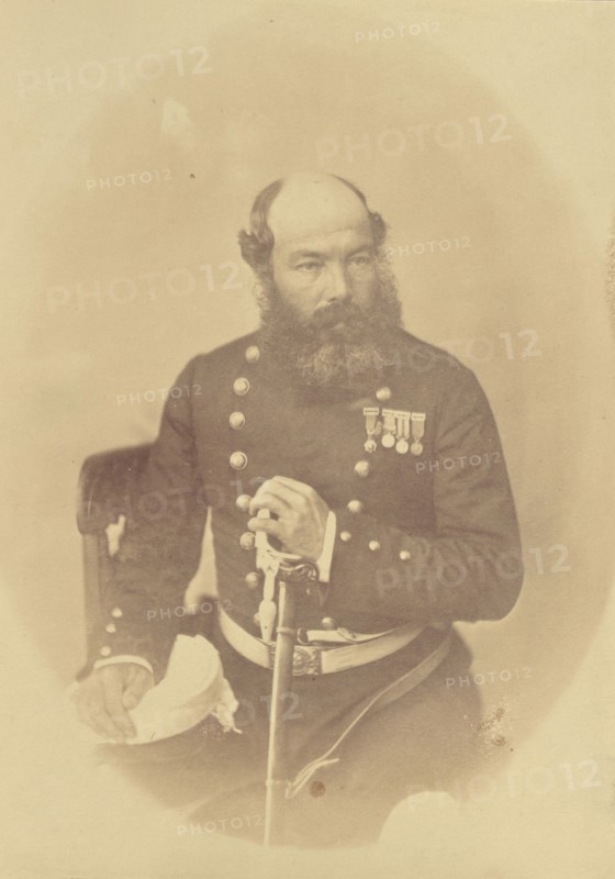 Lieutenant-Colonel Pratt, C.B; India; 1858 - 1869; Albumen silver print