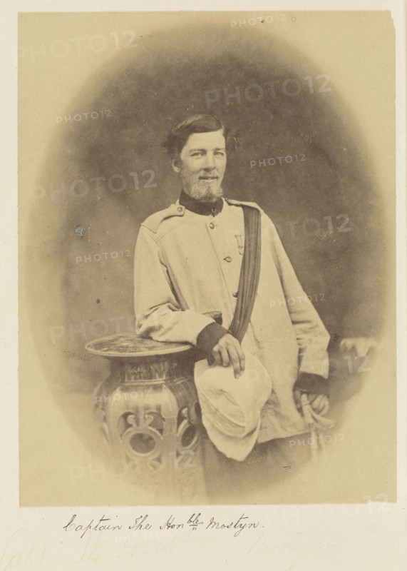 Captain The Honorable Mostyn; Felice Beato, 1832 - 1909, India; 1858 - 1859; Albumen silver print