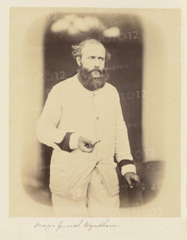 Major-General Wyndham; Felice Beato, 1832 - 1909, India; 1858 - 1859; Albumen silver print