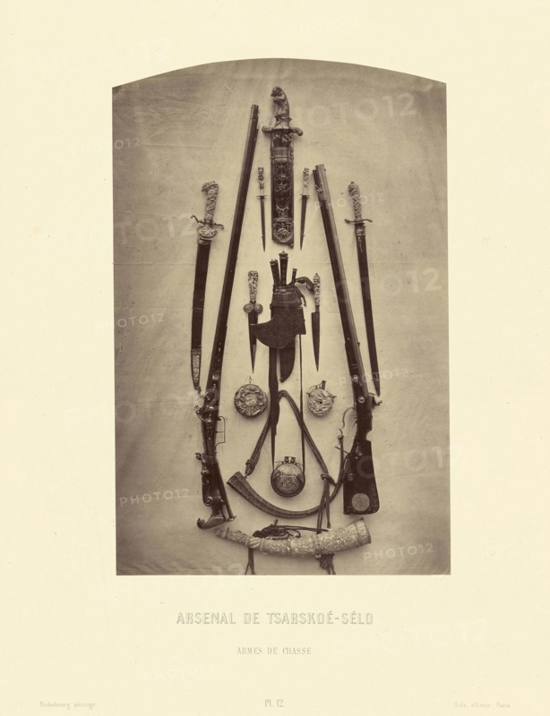 Arsenal de Tsarskoe-Selo, Armes de Chasse; Pierre-Ambrose Richebourg, French, 1830 - 1876, Paris, France; 1859; Albumen silver