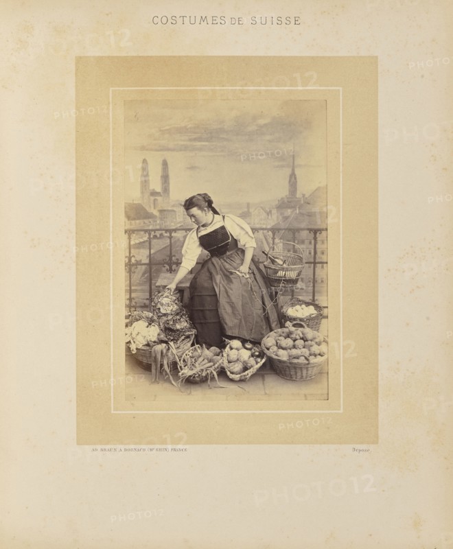 Canton de Zurich; Adolphe Braun, French, 1812 - 1877, Dornach, Haut-Rhin, Alsace, France, Europe; about 1869; Albumen silver
