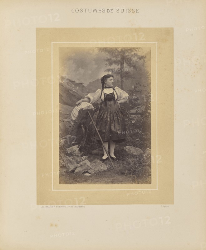 Canton de Berne, Guggisberg; Adolphe Braun, French, 1812 - 1877, Dornach, Haut-Rhin, Alsace, France, Europe; about 1869